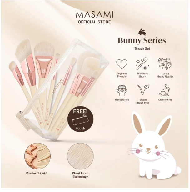 Masami Shouko Masami Bunny Brush Set