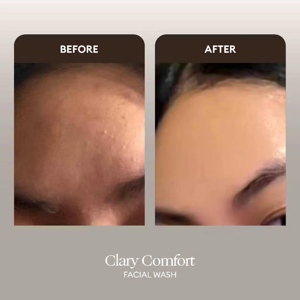 Mitra Kreasi Natural THE BATH BOX® Clary Comfort Gentle Exfoliating Facial Wash