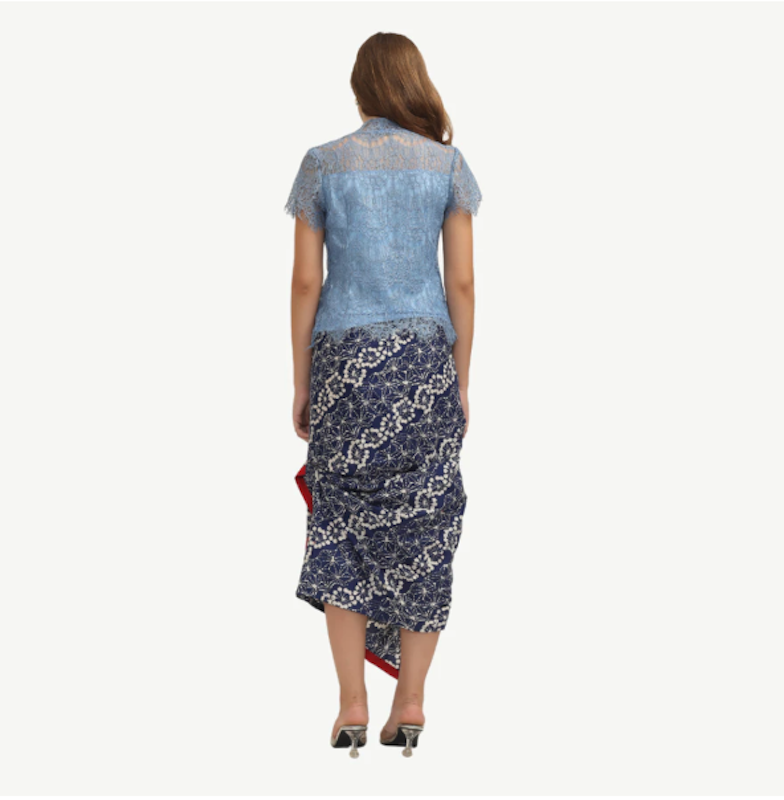 Bhatara Batik Kebaya Wanita Lace Lengan Pendek 5