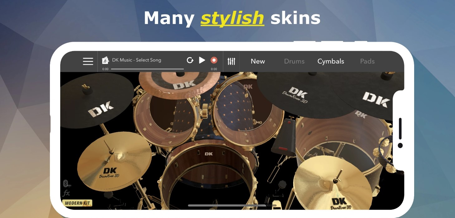 DrumKnee 3D Drums - Drum Set 2
