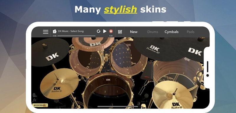 DrumKnee 3D Drums - Drum Set 2