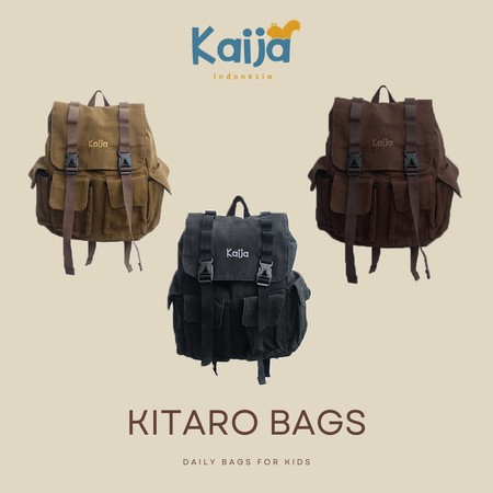 Kaija Kitaro Bags Backpack Anak Cokelat