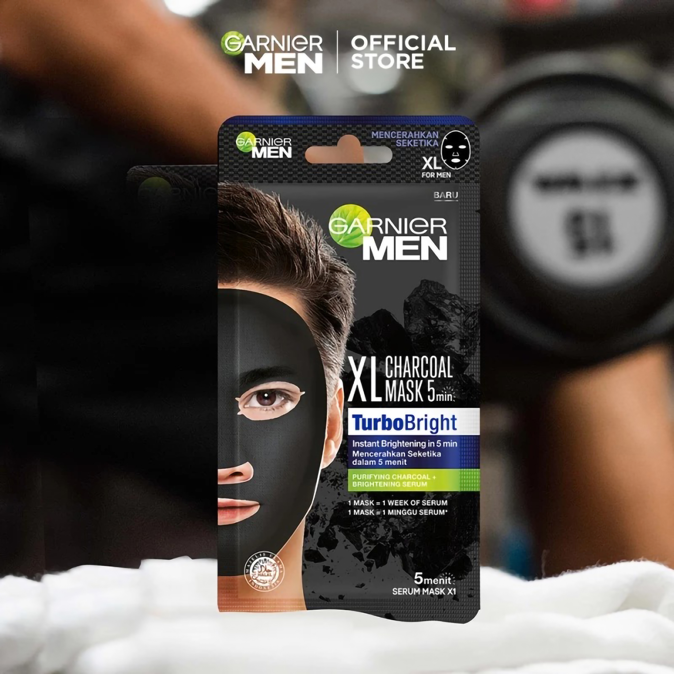 TurboBright XL Charcoal Mask 2