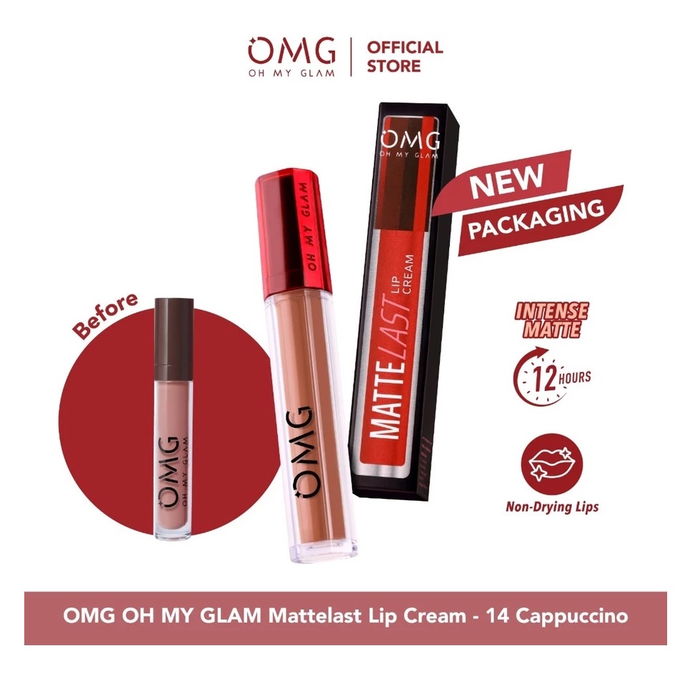 Paragon Technology and Innovation OMG MatteLast Lip Cream Deep Coffee Ombre 14 Cappuccino & 15  Espresso