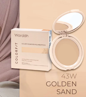 Paragon Technology and Innovation Wardah Colorfit Velvet Powder Foundation 11C Pink Fair
