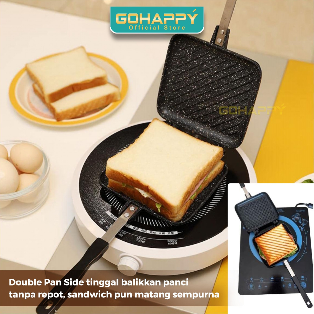 GOHAPPY GOHAPPY Sandwich Panini Maker
