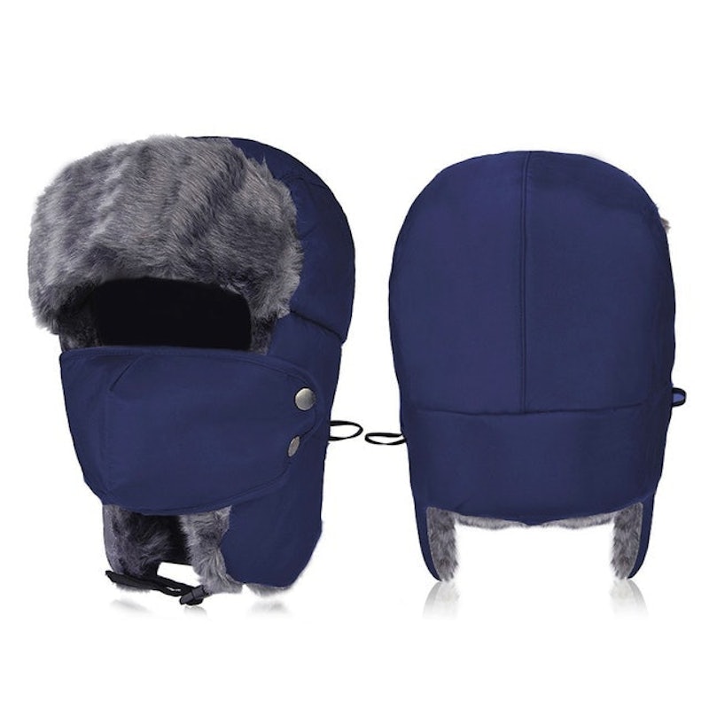Topi Ushanka Russian 3in1