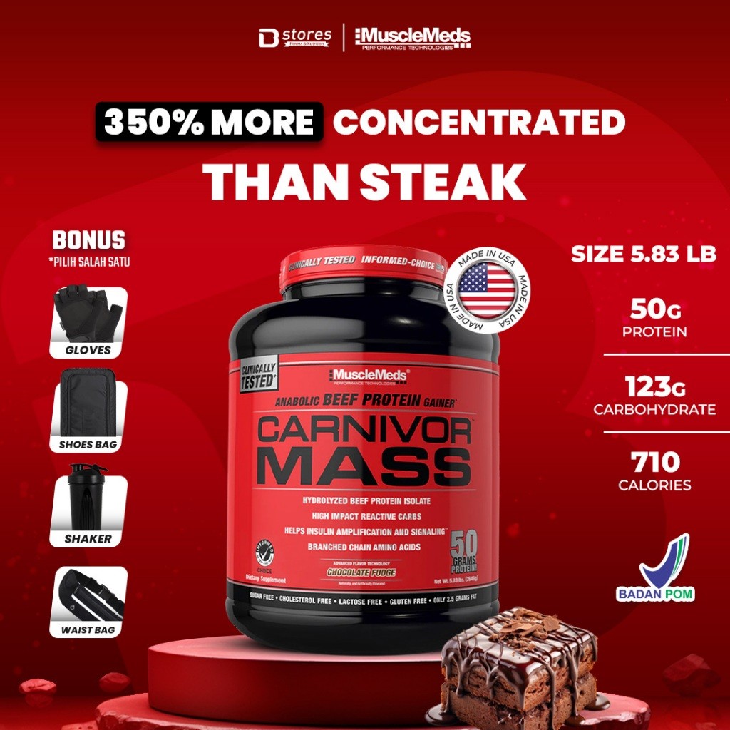 MuscleMeds Performance Technologies MuscleMeds Carnivor Mass Gainer Chocolate