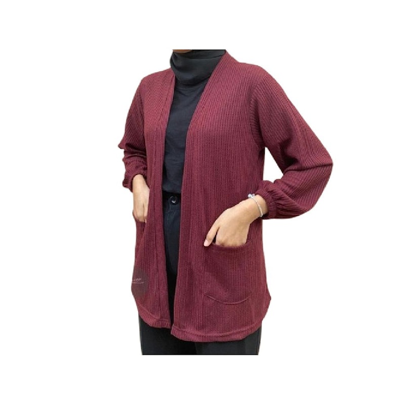 Haseena Cardigan Polos Ayra Outer Wafle 1