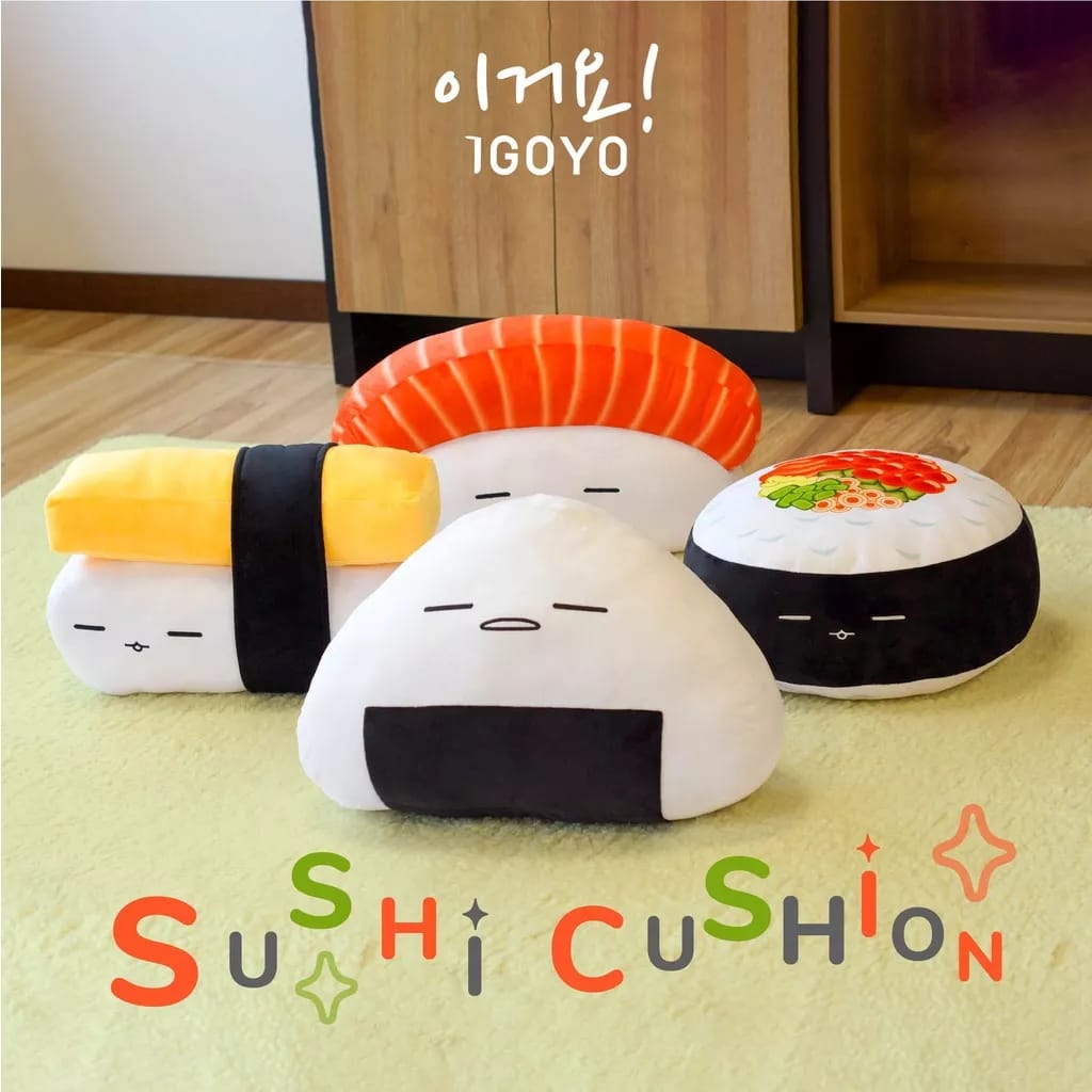 Boneka Sushi Salmon Obento Cushion 3