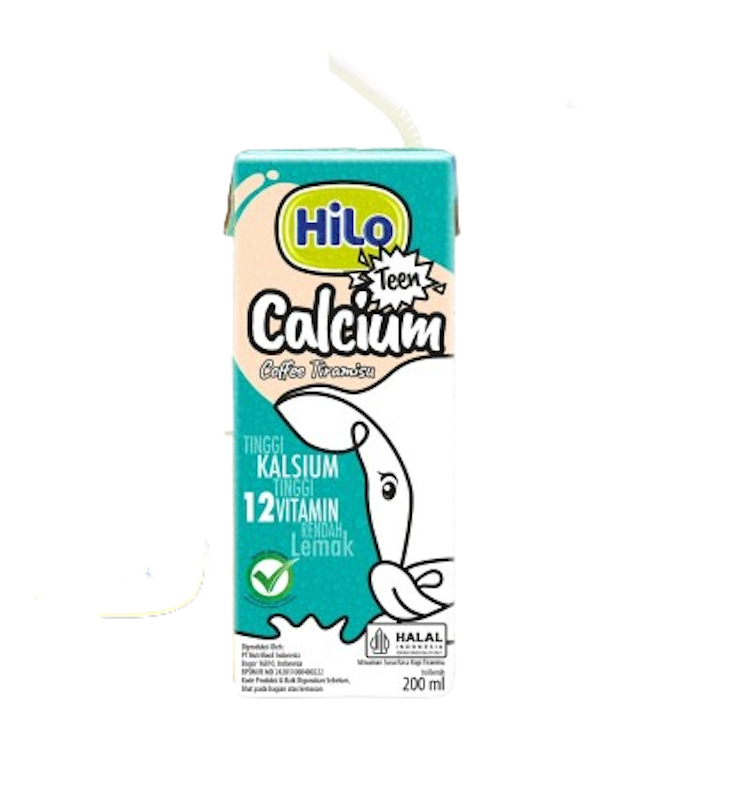 HiLo Teen Calcium Coffee Tiramisu 200 ml (4 pcs) 1