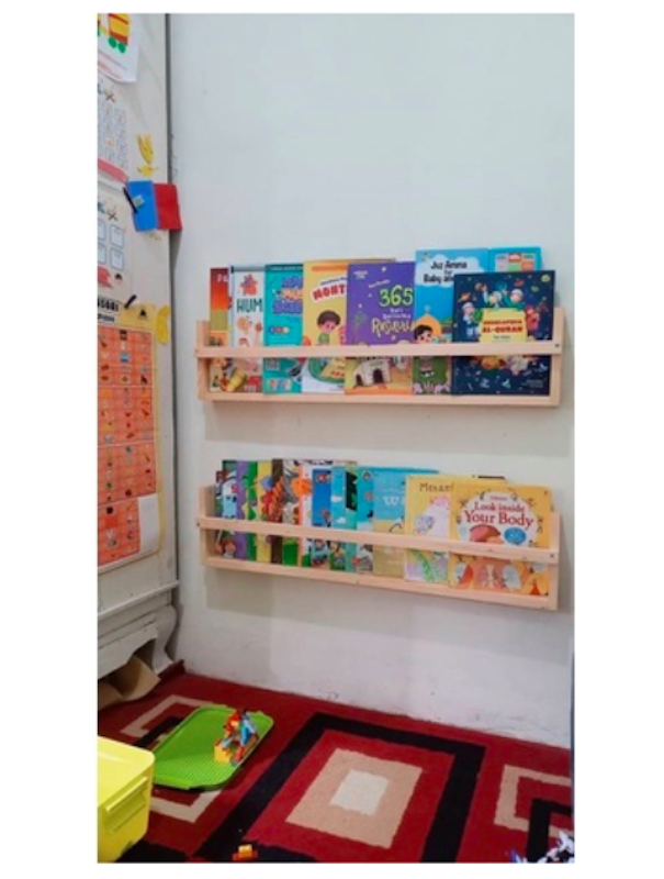 Rak Buku Dinding 5