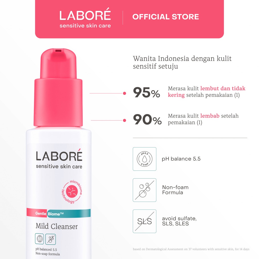 Paragon Technology and Innovation  LABORÉ GentleBiome™ Mild Cleanser