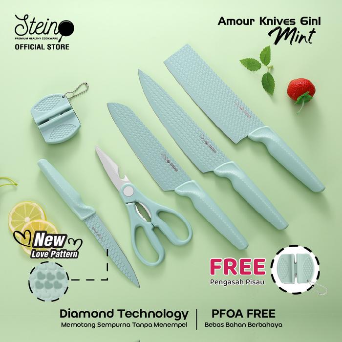 Stein Set Diamond Amour Knives 6 in 1 3
