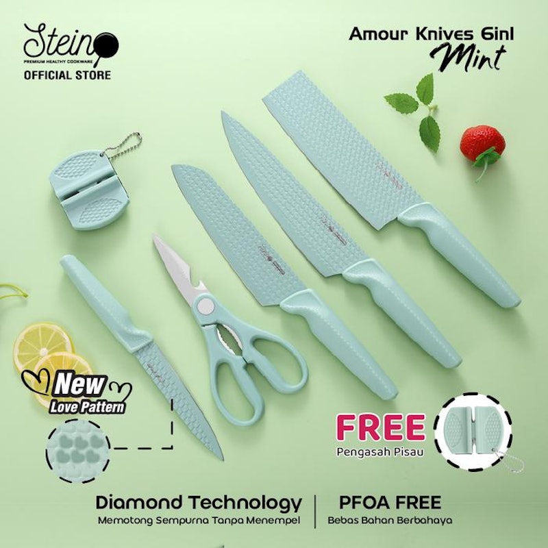 Stein Set Diamond Amour Knives 6 in 1 3