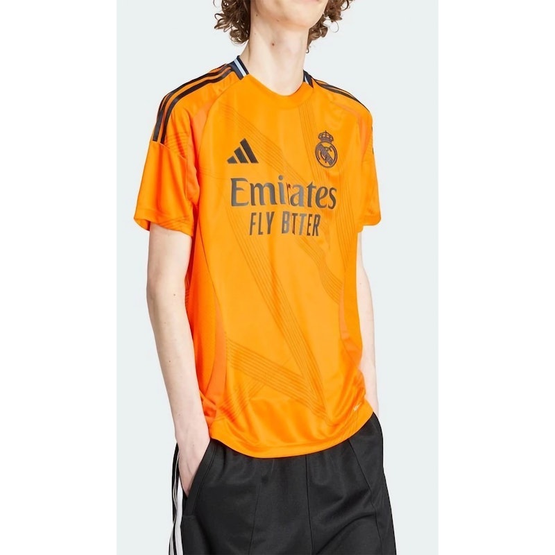 adidas Football Real Madrid 24/25 Away Jersey Men Orange 3