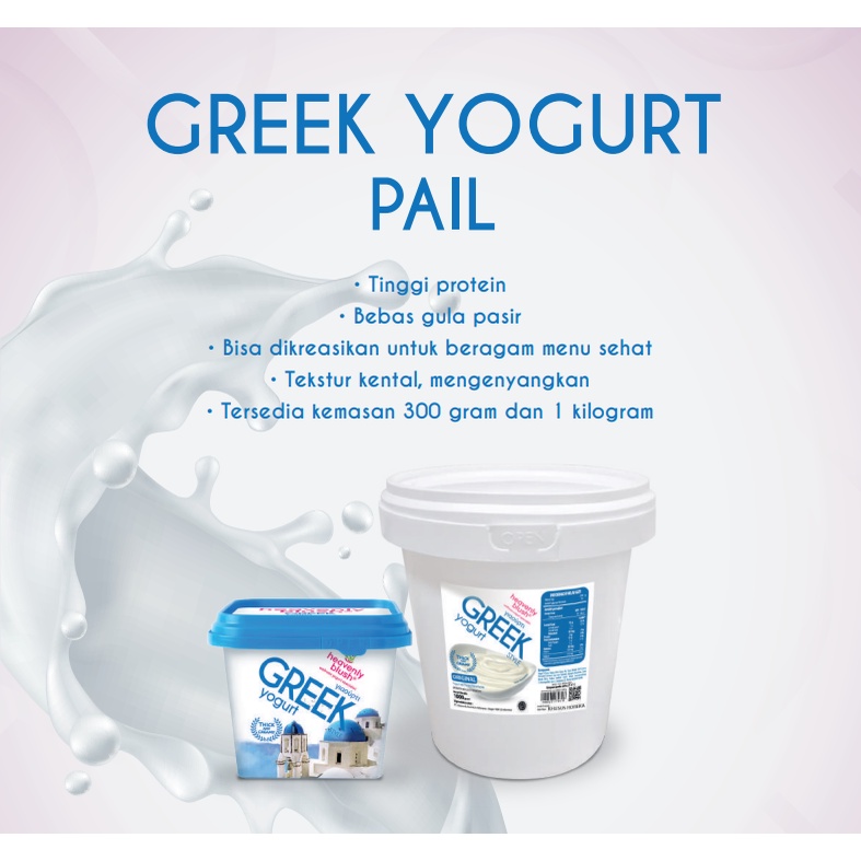 Heavenly Nutrition Indonesia Heavenly Blush Greek Yogurt Plain