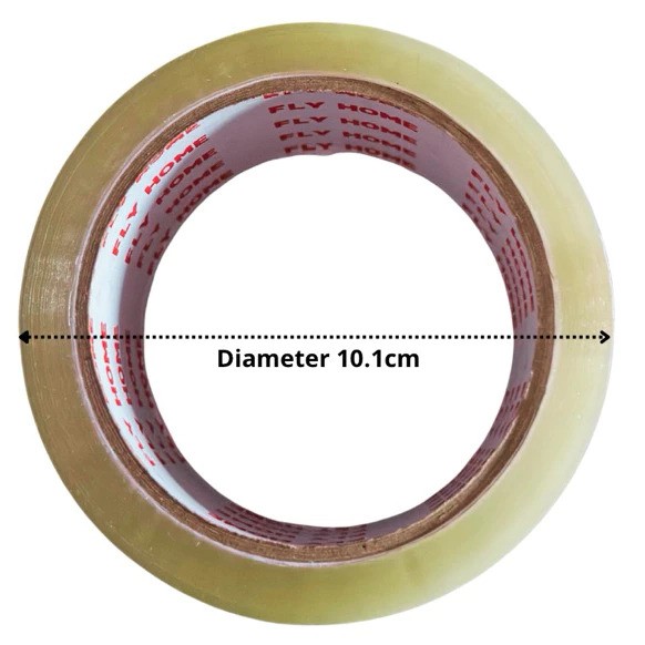 Solusi Packaging Indonesia Fly Home Lakban Bening 45 mm x 90 yard