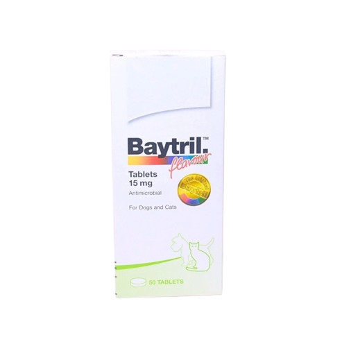 Baytril Flavour Tablet 15 mg