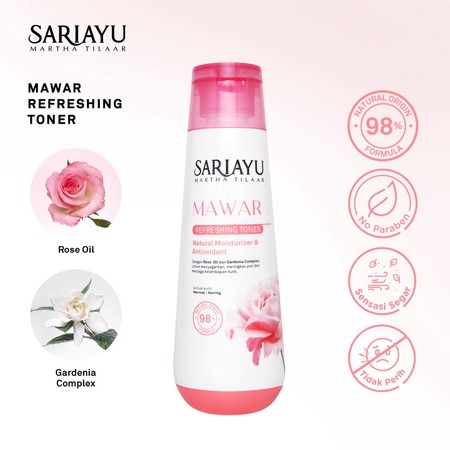 Martina Berto Sariayu Mawar Refreshing Toner