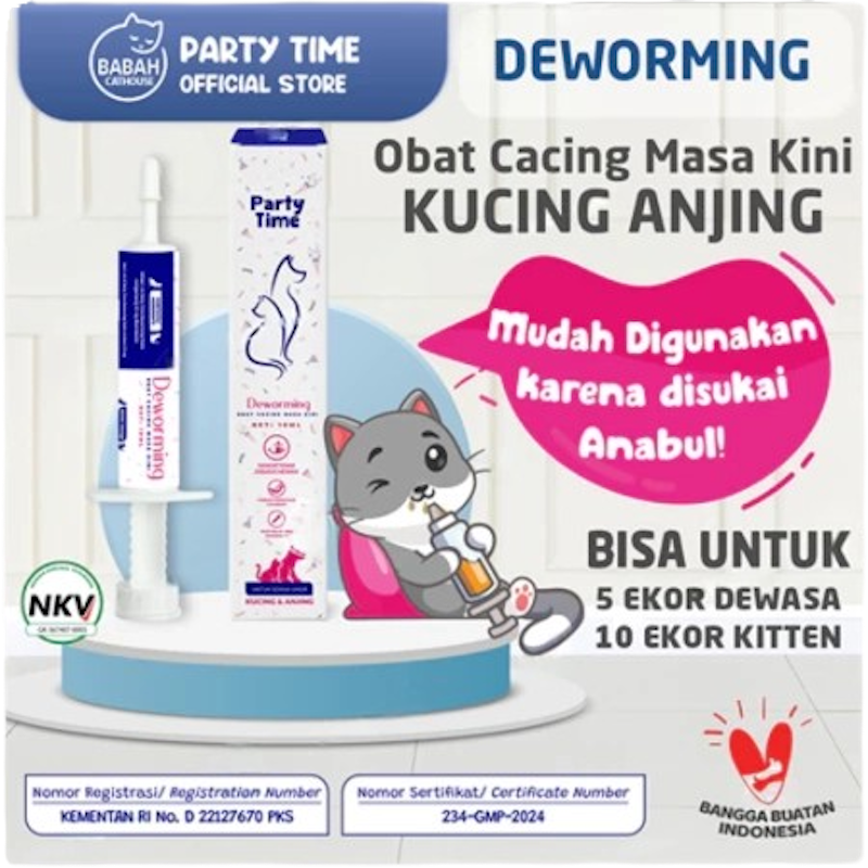 Party Time Deworming Obat Cacing 2