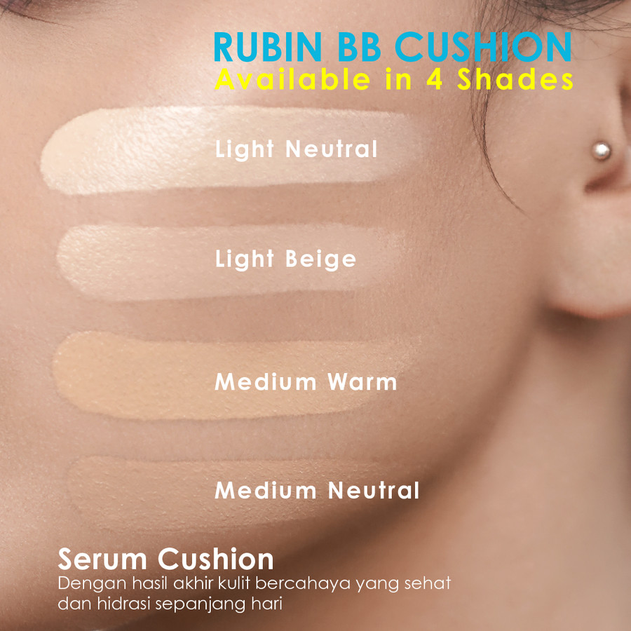Intisari Kreasi Lestari SADA New Rubin Airy BB Cushion