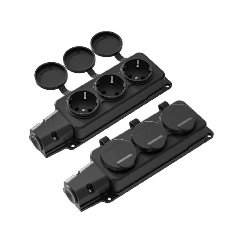 TANXIS Stop Kontak Terminal Anti Air IP54 4 Socket 1