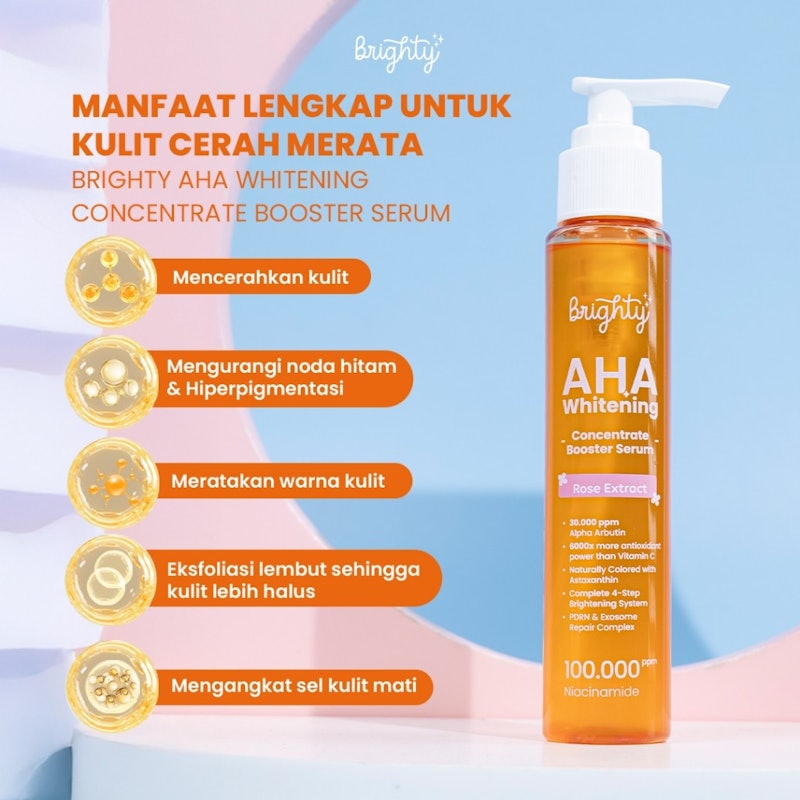 Brighty AHA Whitening Concentrate Booster Serum 2