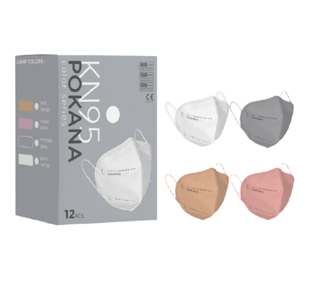 KN95 6-ply Earloop Medical Face Masker Adult Light Series