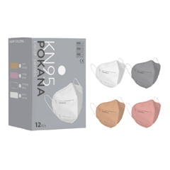 KN95 6-ply Earloop Medical Face Masker Adult Light Series