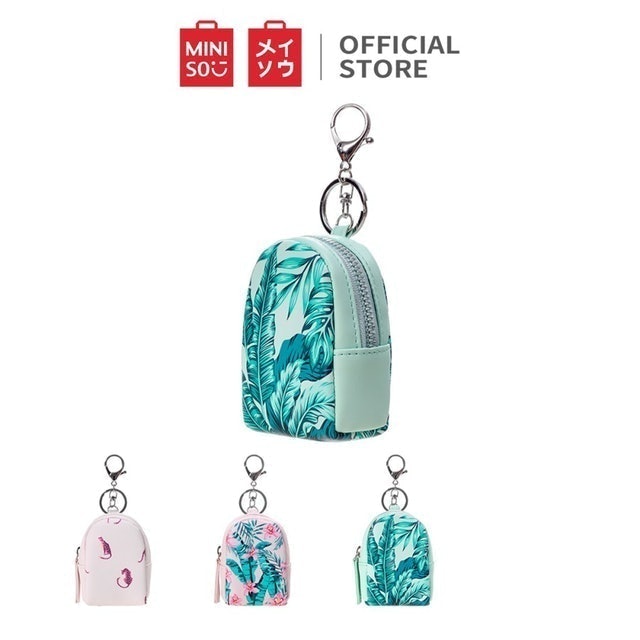 MINISO Dompet Koin Wanita Motif Hutan Hujan