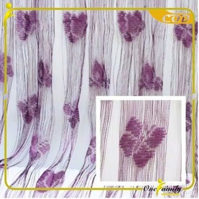  Tirai Benang Motif Kupu-Kupu ONE-C114-115