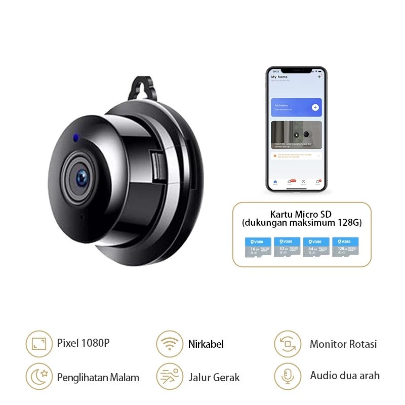 Franwell Information Technology Franwell Kamera CCTV Mini WiFi 1080P J2 