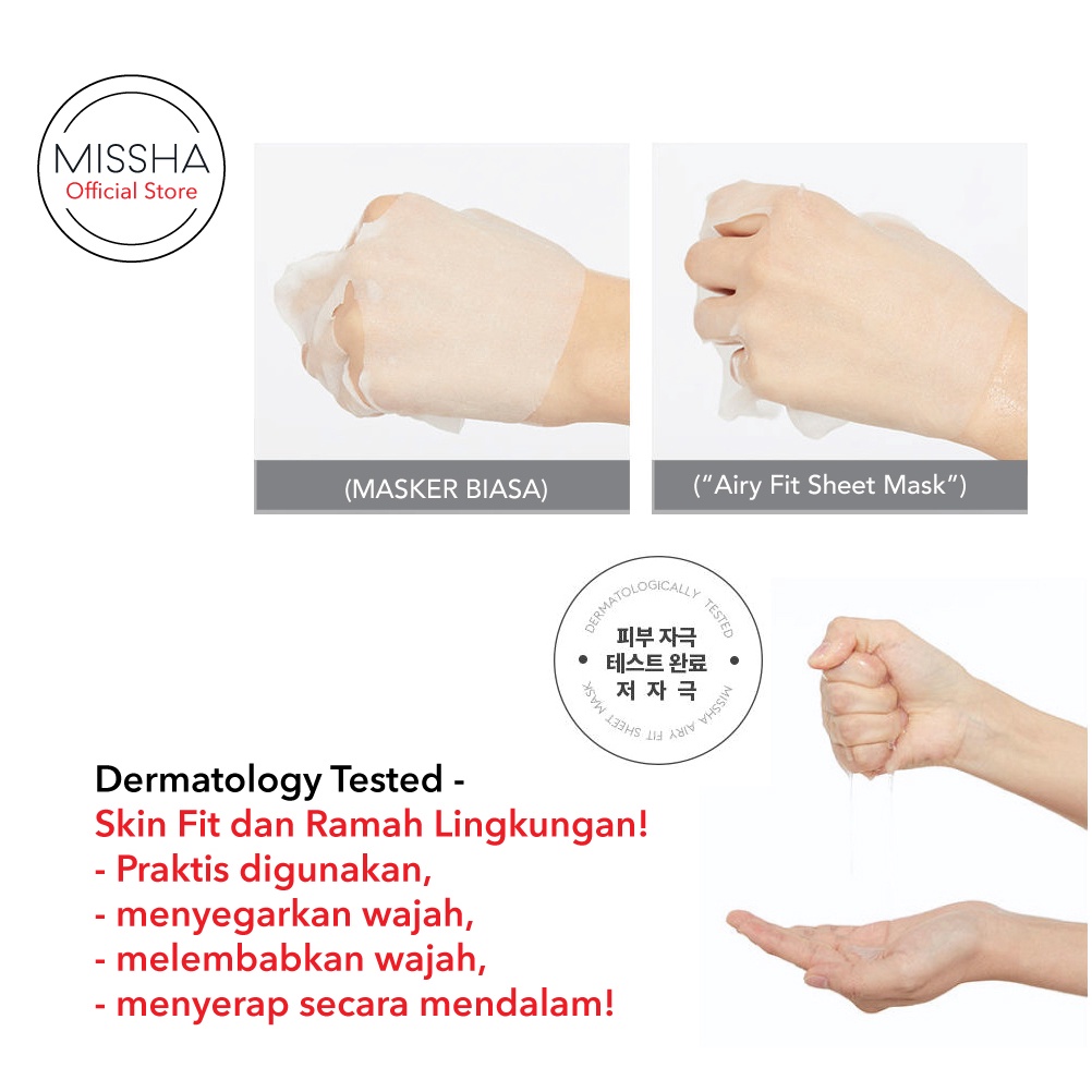 Able C & C MISSHA Airy Fit Sheet Mask Potato Potato