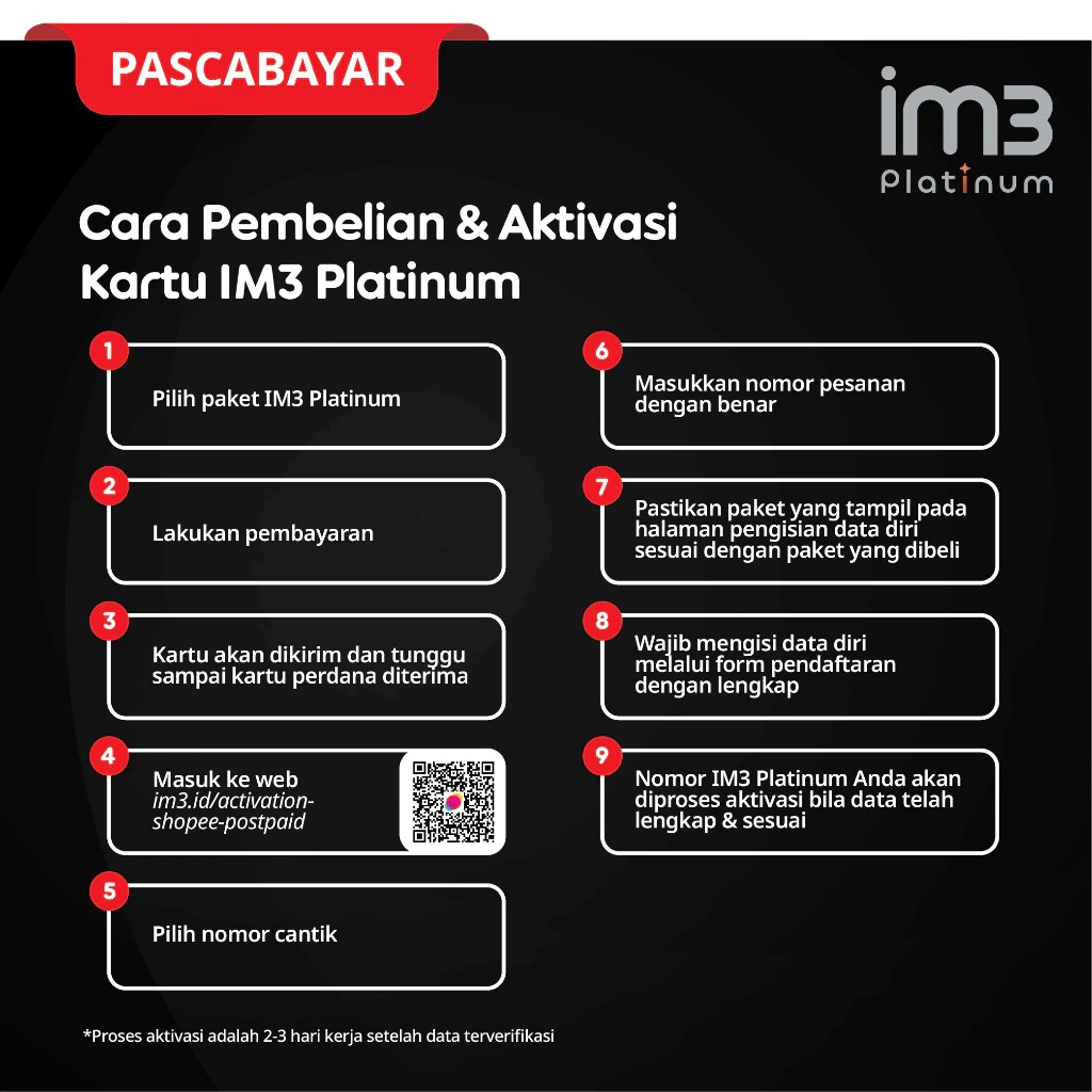 Indosat Ooredoo Hutchison IM3 Platinum SATU