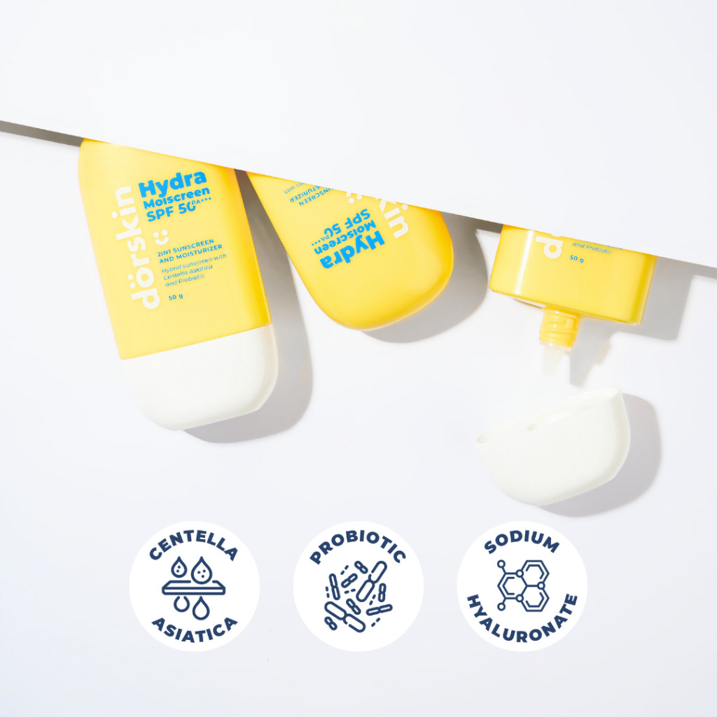 Dorskin Kreasi Indonesia dörskin Hydra Moiscreen SPF 50 PA+++