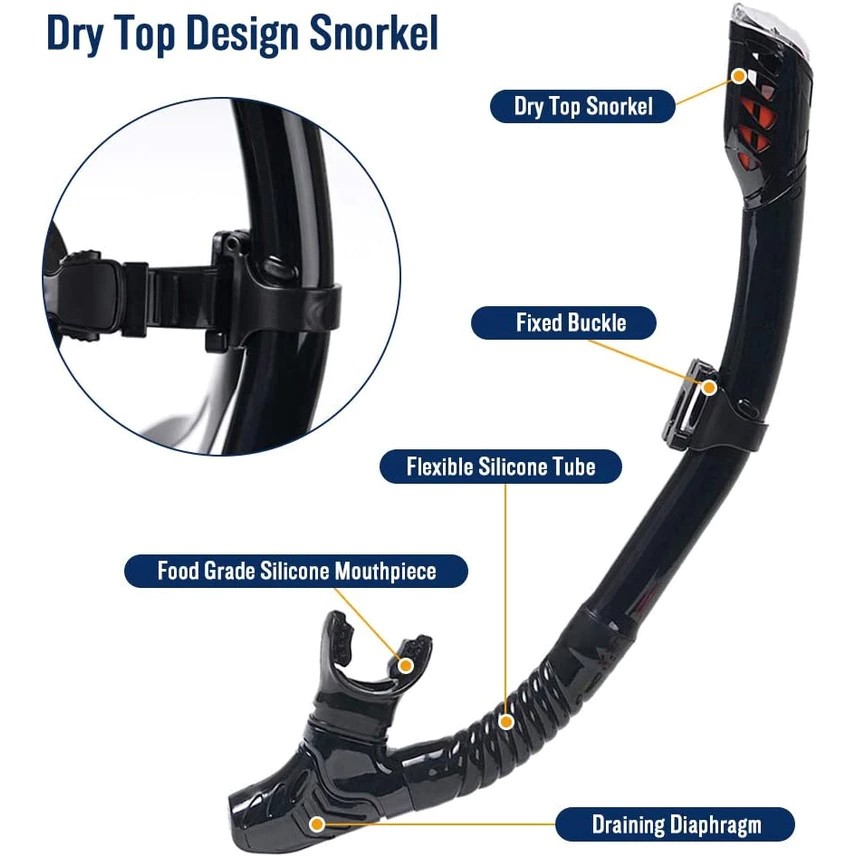  PREFERRED Kacamata Renang Snorkeling PVC