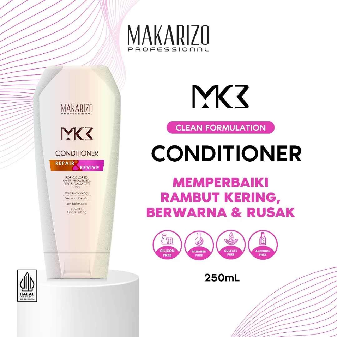 Akasha Wira International Makarizo Professional MK3 Repair and Revive Conditioner