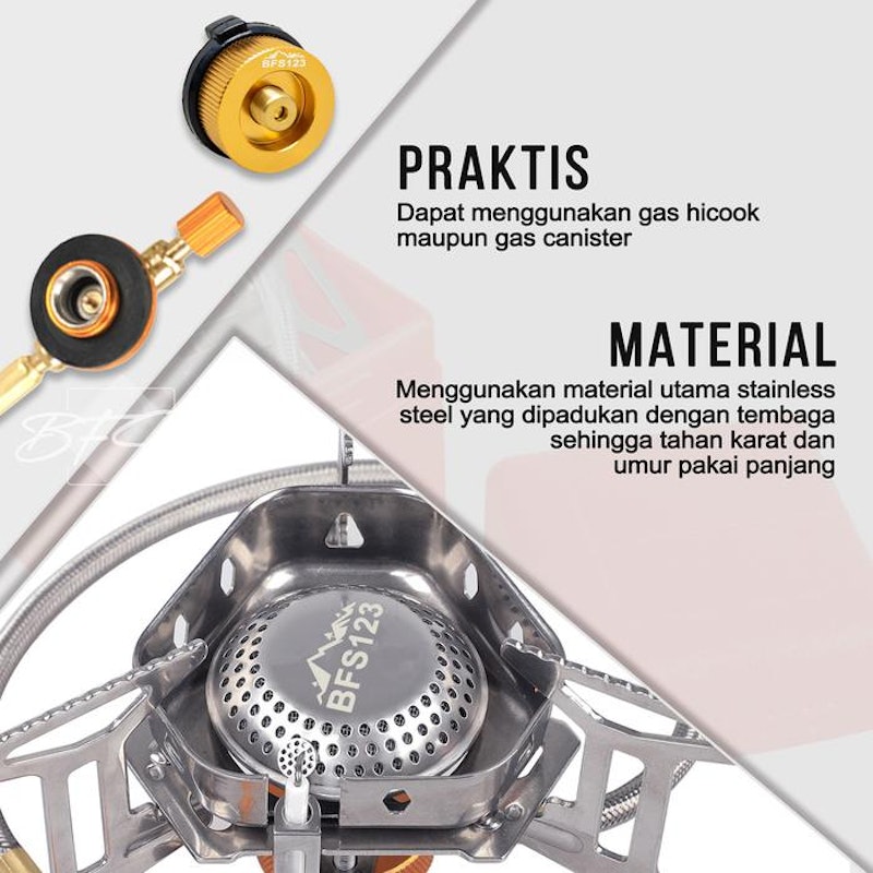 BFS123 Camping Stove Portable Hicook 4