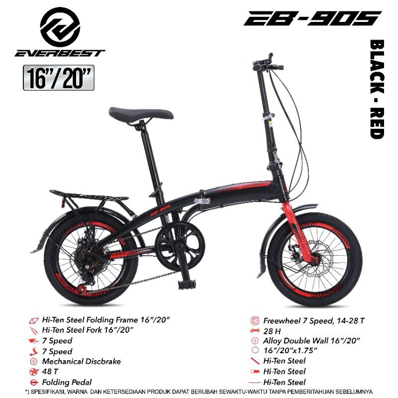 Everbest Sepeda Lipat 16 Inch  4