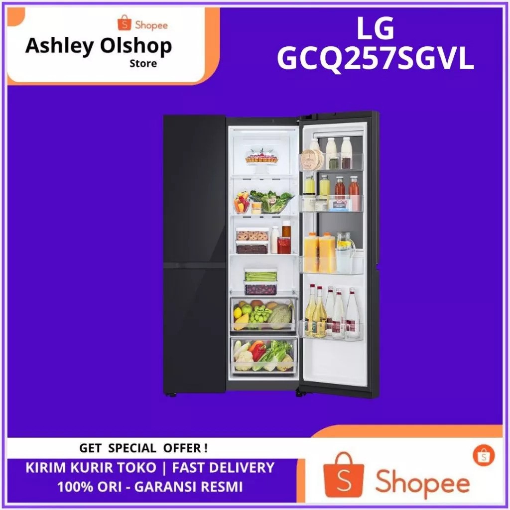 LG Electronics LG Kulkas InstaView™ Side by Side 694L / 647L GC-Q257SGVL