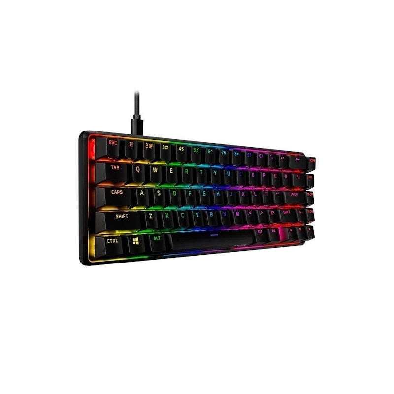 HyperX Keyboard Gaming Alloy Origins 65 Mechanical Aqua Switch