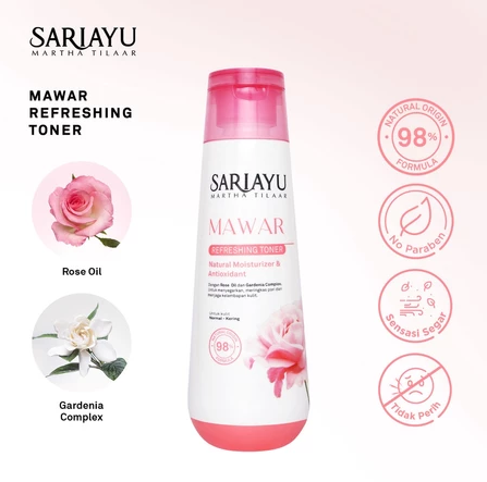 Martina Berto Sariayu Mawar Refreshing Toner