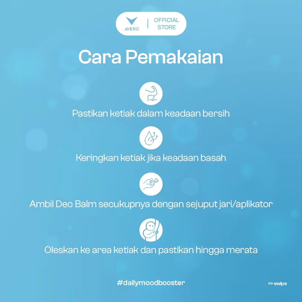 AVERO Indonesia Avero Natural Deodorant Balm Peppermint