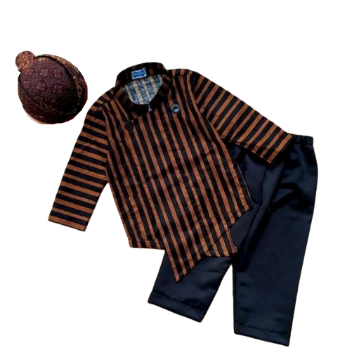 Setelan Sorjan Lurik Anak