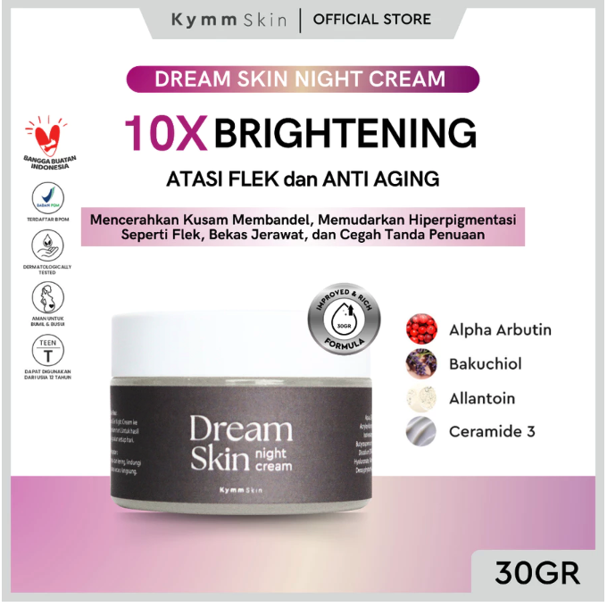 Beautica Dafhina Kymm Skin Dream Skin Night Cream 