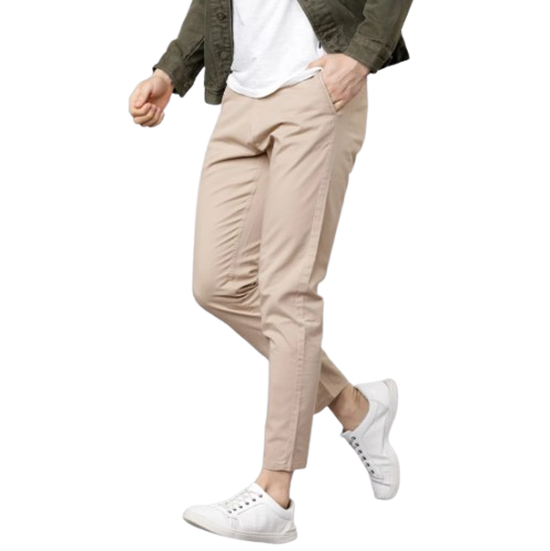 ARUCKS & CO Celana Chino Ankle Pants Slim Fit Khaki