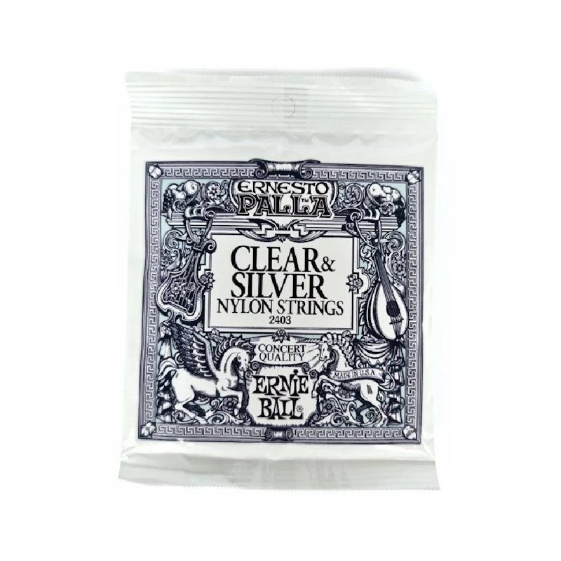 Ernie Ball Clear & Silver Nylon Strings 2