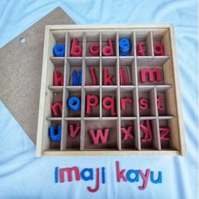 Mainan Edukasi Anak Movable Alphabet 3