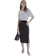 This is April Lisa Pencil Black Skirt 1